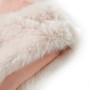 Gilet da Bambina in Pelliccia Sintetica Beige 92