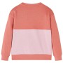 Felpa da Bambina Color Block Rosa 92