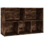 Libreria/Credenza Rovere Fumo 50x25x80 cm in Legno Multistrato