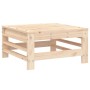 Set Salotto da Giardino 3 pz in Legno Massello di Pino