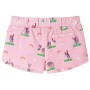 Pantaloncini per Bambini con Coulisse Rosa Chiaro 116