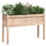 Fioriera Giardino con Gambe 110x31x70 cm Legno Massello Pino