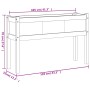 Fioriera Giardino con Gambe 110x31x70 cm Legno Massello Pino