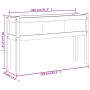 Fioriera Giardino con Gambe 110x31x70 cm Legno Massello Douglas