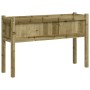 Fioriera Giardino con Gambe 110x31x70 cm Legno Pino Impregnato