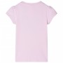 Maglietta da Bambina Rosa Chiaro 128