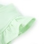 Maglietta da Bambina Maniche Volant Verde Tenue 140