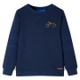 Felpa per Bambini Blu Marino Mélange 104