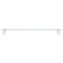 Supporto per Monitor Bianco 100x20x8cm Vetro Temperato Metallo