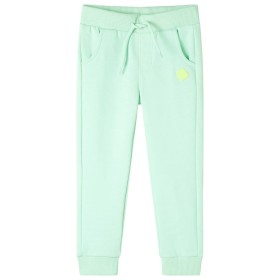 Pantaloni Tuta per Bambini Verde Brillante 92