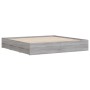 Giroletto Cassetti Grigio Sonoma 180x200 cm Legno Multistrato