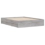 Giroletto Cassetti Grigio Sonoma 140x190 cm Legno Multistrato