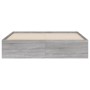 Giroletto Cassetti Grigio Sonoma 140x190 cm Legno Multistrato