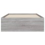 Giroletto Cassetti Grigio Sonoma 90x190 cm Legno Multistrato