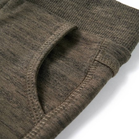 Pantaloni Tuta per Bambini Cachi Scuro Mélange 128