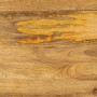 Tavolo da Pranzo 112x52x76 cm Legno Massello di Mango e Ferro