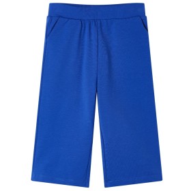 Pantaloni per Bambini a Gamba Larga Blu Cobalto 116