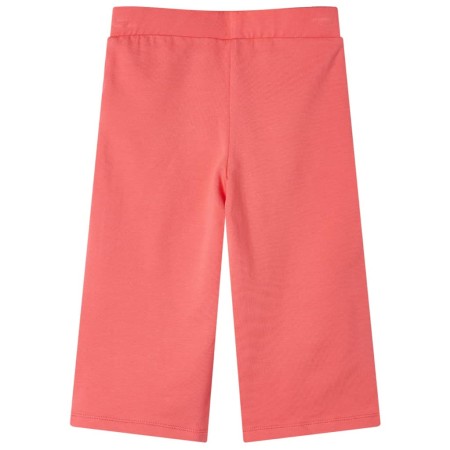 Pantaloni per Bambini a Gamba Larga Corallo 140