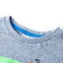 Maglietta da Bambino a Maniche Corte Blu Mélange 128
