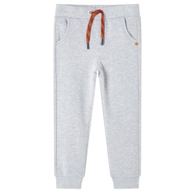 Pantaloni Tuta per Bambini Grigio Mélange 128