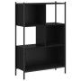 Libreria Nera 72x28x109 cm in Legno Multistrato