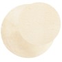 Tappeto a Pelo Corto HUARTE Morbido e Lavabile Crema Ø 160 cm