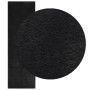 Tappeto a Pelo Corto HUARTE Morbido e Lavabile Nero 80x250 cm