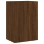 Mobile TV Parete Rovere Marrone 40,5x30x60 cm Legno Multistrato