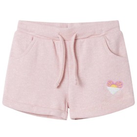 Pantaloncini per Bambini con Coulisse Rosa Chiaro Misto 140