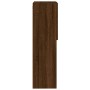 Mobile TV con Luci LED Rovere Marrone 40,5x30x102 cm