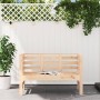 Panca da Giardino 111,5x53x71 cm in Legno Massello di Pino