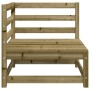 Divani Angolare Giardino 2pz 70x70x67 cm Legno Pino Impregnato