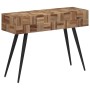 Tavolino Consolle 110x34x80 cm Teak Massello di Recupero