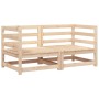 Divani Angolari da Giardino 2pz 70x70x67cm Legno Massello Pino