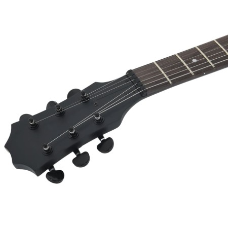 Chitarra Elettrica per Principianti con Custodia Nera 4/4 39"