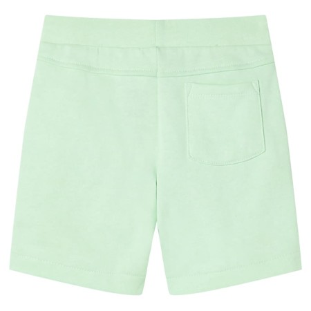 Pantaloncini per Bambini con Coulisse Verde Brillante 104