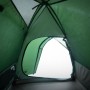 Tenda da Campeggio a Cupola per 4 Persone Verde Impermeabile