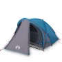 Tenda da Campeggio a Cupola per 2 Persone Blu Impermeabile