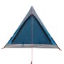 Tenda da Campeggio 2 Persone Blu 200x120x88/62 cm Taffetà 185T