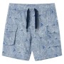 Pantaloncini per Bambini con Coulisse Blu Scuro 116