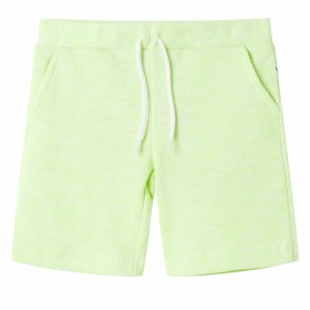 Pantaloncini per Bambini con Coulisse Giallo Neon 128