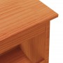 Panca da Ingresso Marrone Cera 100x28x45 cm Legno Massello Pino