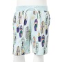 Pantaloncini per Bambini con Coulisse Blu Tenue Mélange 92