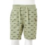 Pantaloncini per Bambini con Coulisse Cachi Chiaro 128