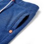 Pantaloncini per Bambini con Coulisse Blu Scuro Mélange 128