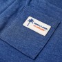 Pantaloncini per Bambini con Coulisse Blu Scuro Mélange 128