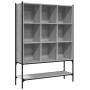 Libreria Grigio Sonoma 102x30x141,5 cm in Legno Multistrato