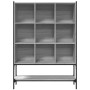 Libreria Grigio Sonoma 102x30x141,5 cm in Legno Multistrato