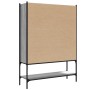 Libreria Grigio Sonoma 102x30x141,5 cm in Legno Multistrato