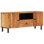 Mobile Porta TV 105x33x46 cm in Legno Massello di Acacia